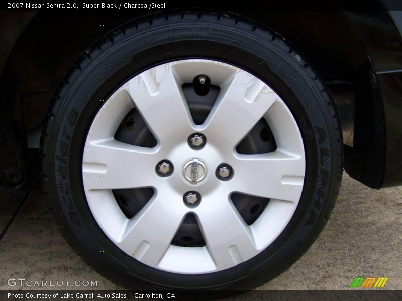 Super Black / Charcoal/Steel 2007 Nissan Sentra 2.0