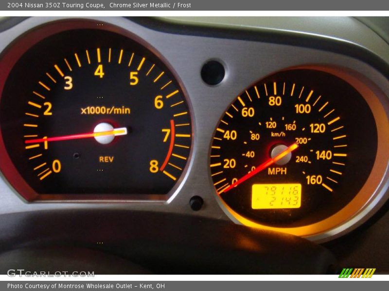 Chrome Silver Metallic / Frost 2004 Nissan 350Z Touring Coupe