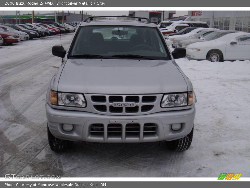 Bright Silver Metallic / Gray 2000 Isuzu Rodeo LS 4WD