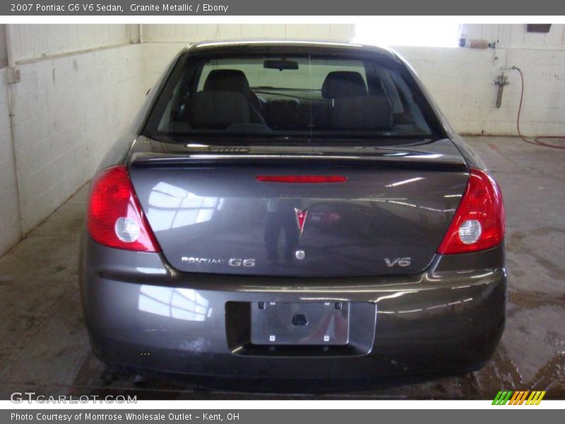 Granite Metallic / Ebony 2007 Pontiac G6 V6 Sedan
