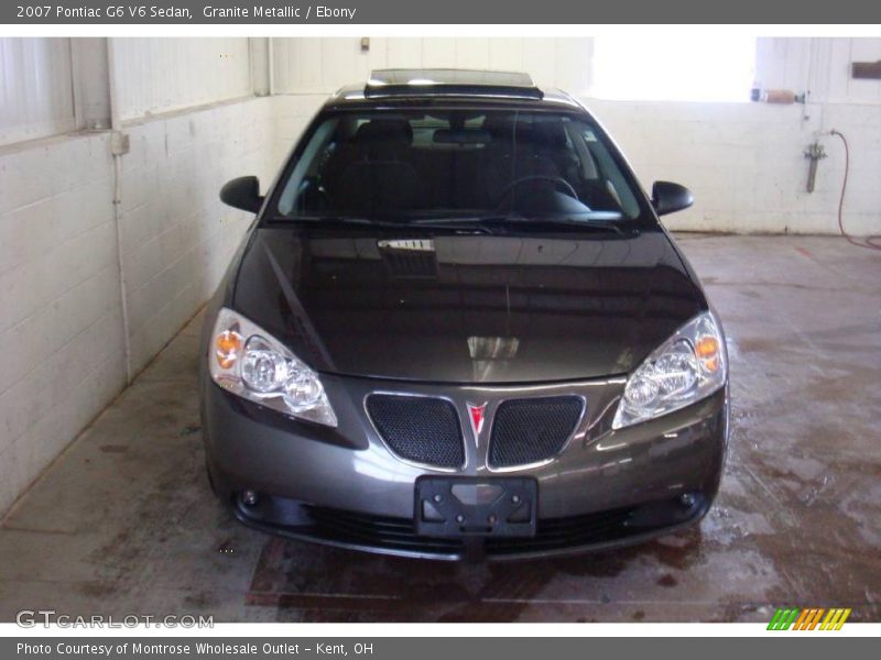 Granite Metallic / Ebony 2007 Pontiac G6 V6 Sedan