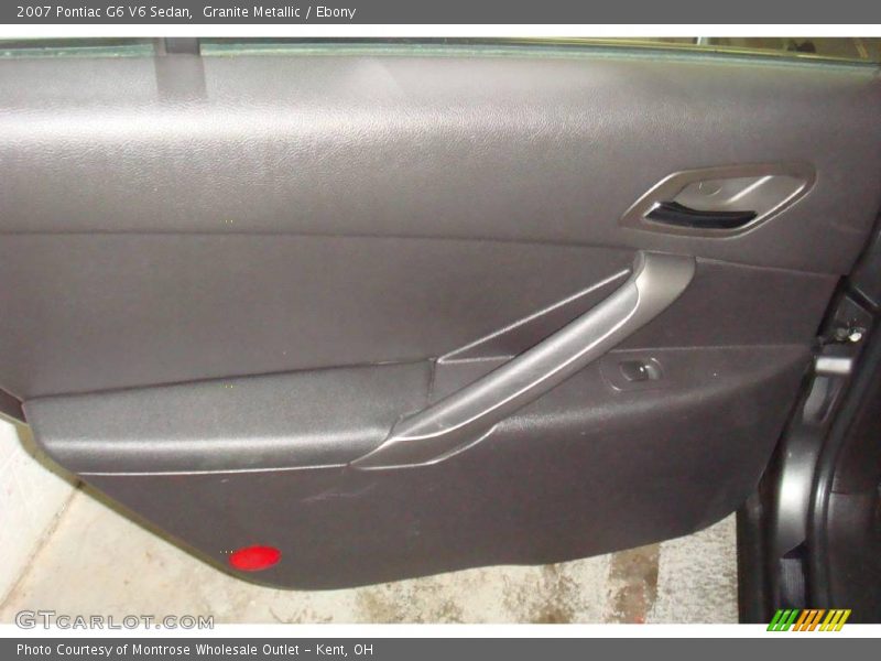 Granite Metallic / Ebony 2007 Pontiac G6 V6 Sedan