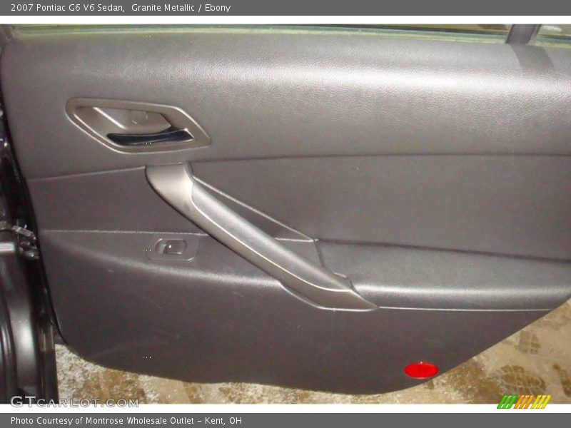 Granite Metallic / Ebony 2007 Pontiac G6 V6 Sedan