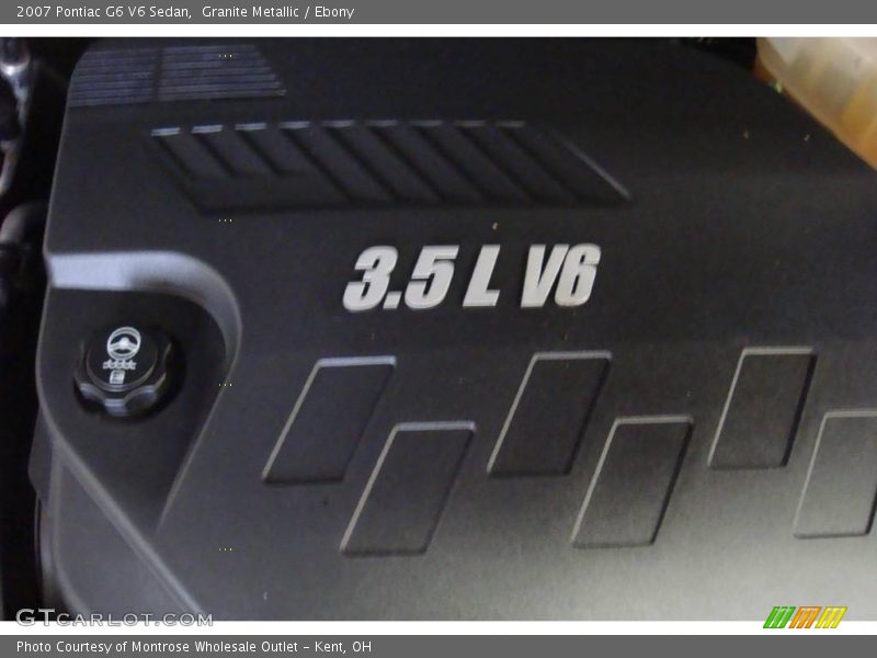 Granite Metallic / Ebony 2007 Pontiac G6 V6 Sedan