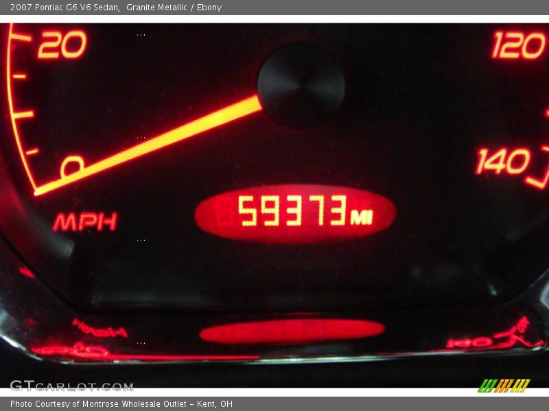 Granite Metallic / Ebony 2007 Pontiac G6 V6 Sedan
