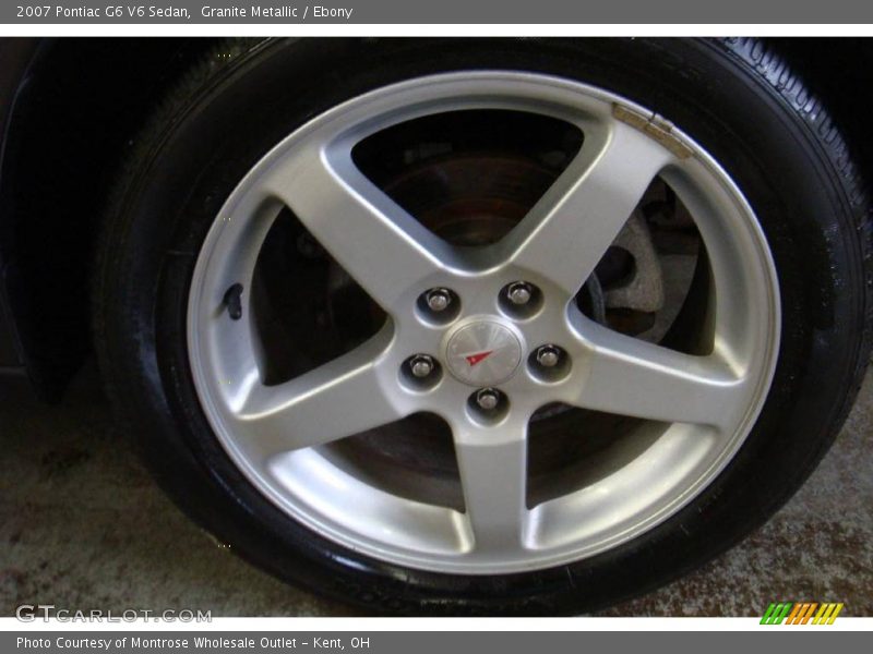Granite Metallic / Ebony 2007 Pontiac G6 V6 Sedan