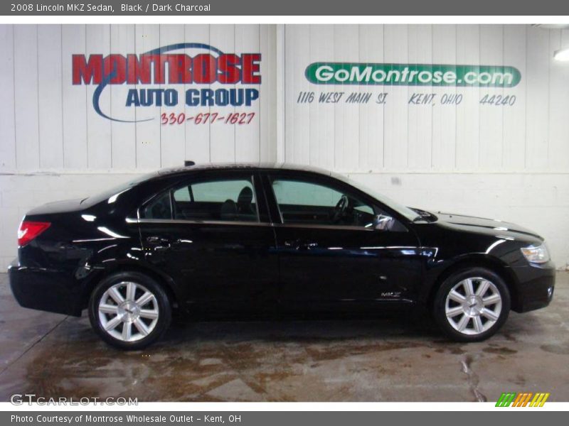 Black / Dark Charcoal 2008 Lincoln MKZ Sedan