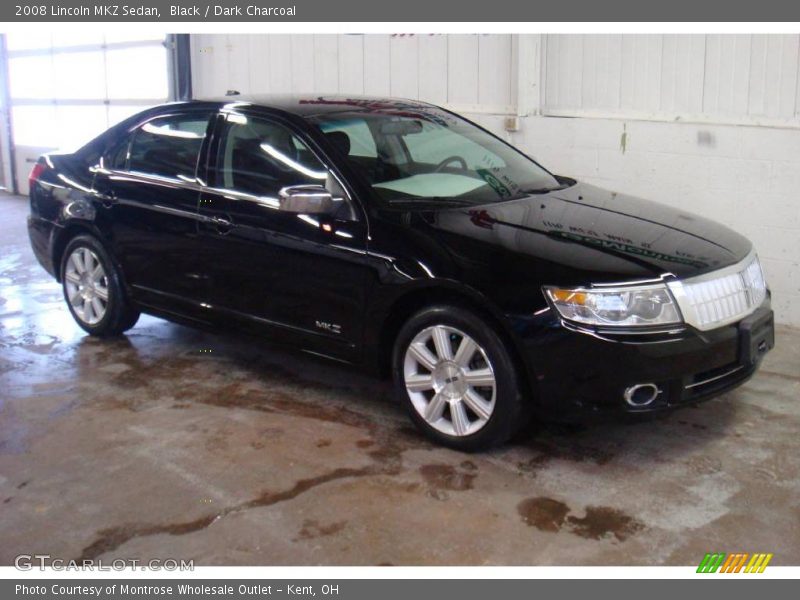 Black / Dark Charcoal 2008 Lincoln MKZ Sedan