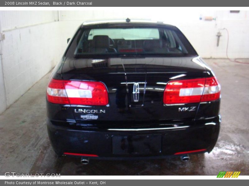 Black / Dark Charcoal 2008 Lincoln MKZ Sedan