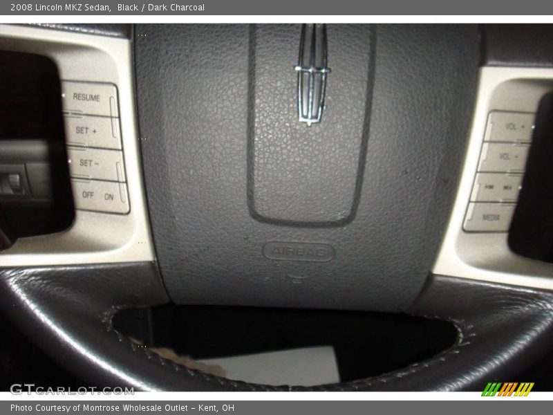 Black / Dark Charcoal 2008 Lincoln MKZ Sedan