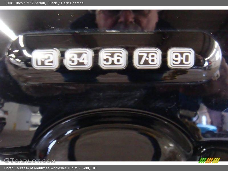 Black / Dark Charcoal 2008 Lincoln MKZ Sedan