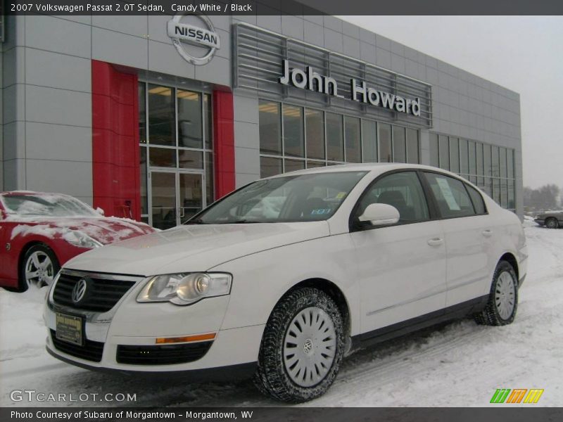 Candy White / Black 2007 Volkswagen Passat 2.0T Sedan
