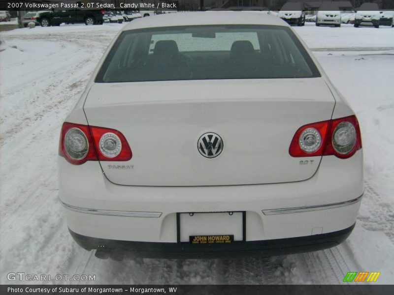 Candy White / Black 2007 Volkswagen Passat 2.0T Sedan