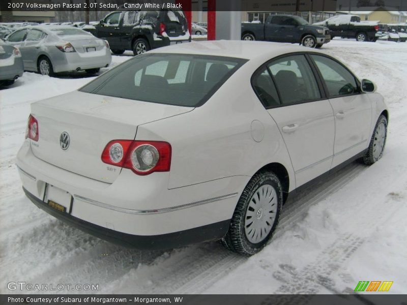Candy White / Black 2007 Volkswagen Passat 2.0T Sedan