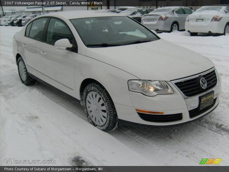 Candy White / Black 2007 Volkswagen Passat 2.0T Sedan