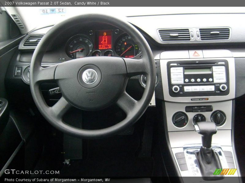 Candy White / Black 2007 Volkswagen Passat 2.0T Sedan