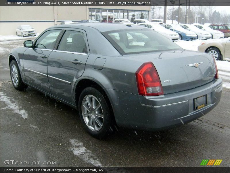 Silver Steel Metallic / Dark Slate Gray/Light Graystone 2007 Chrysler 300 Touring AWD