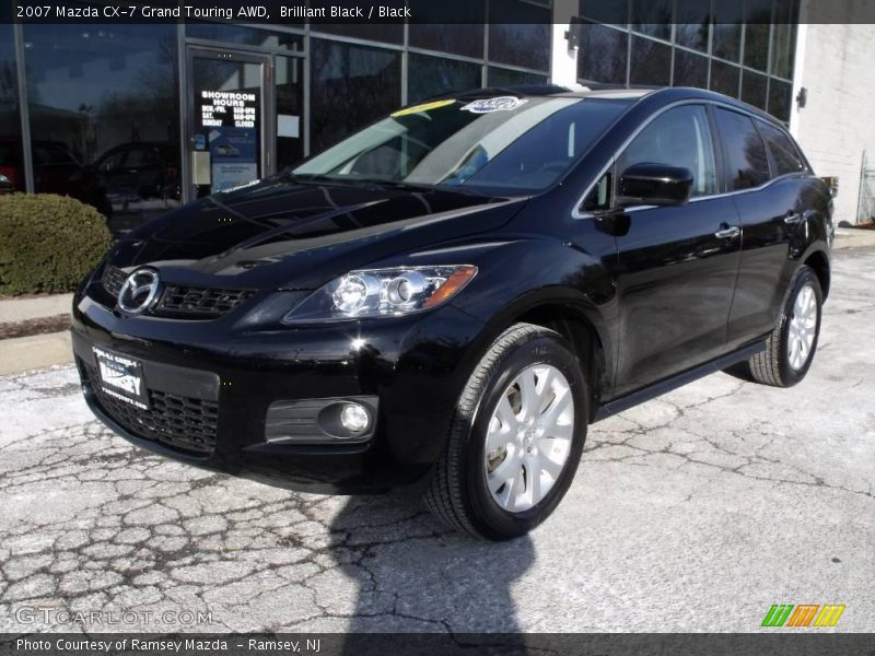 Brilliant Black / Black 2007 Mazda CX-7 Grand Touring AWD
