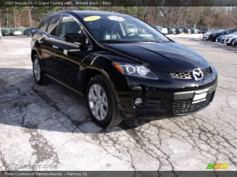 Brilliant Black / Black 2007 Mazda CX-7 Grand Touring AWD