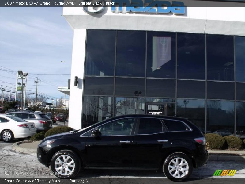 Brilliant Black / Black 2007 Mazda CX-7 Grand Touring AWD