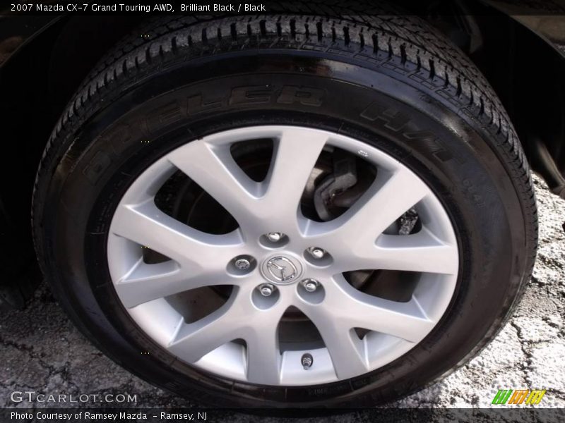 Brilliant Black / Black 2007 Mazda CX-7 Grand Touring AWD