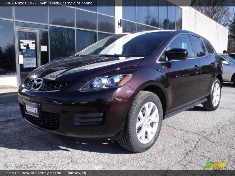 Black Cherry Mica / Sand 2007 Mazda CX-7 Sport