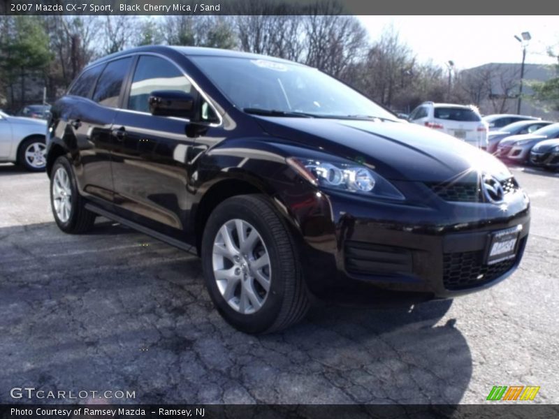 Black Cherry Mica / Sand 2007 Mazda CX-7 Sport