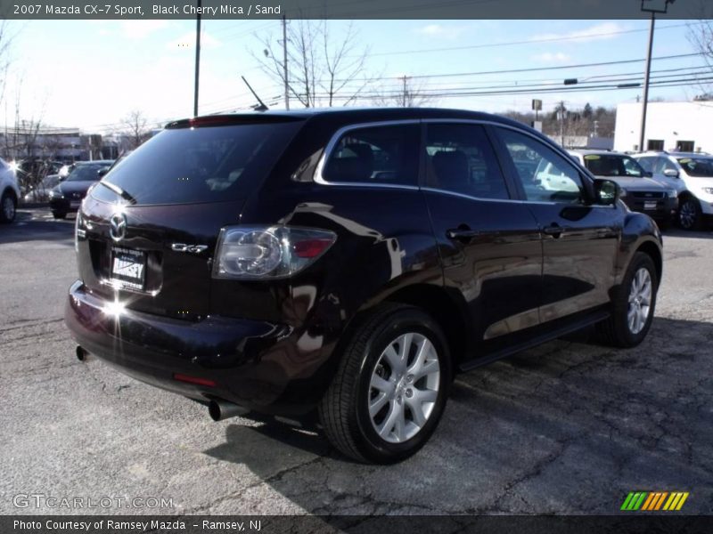 Black Cherry Mica / Sand 2007 Mazda CX-7 Sport