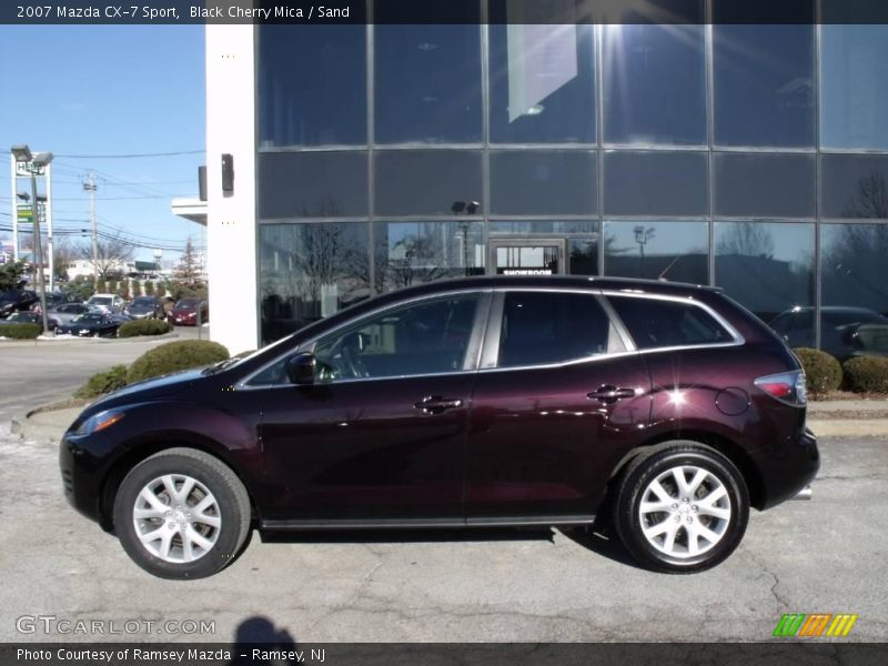 Black Cherry Mica / Sand 2007 Mazda CX-7 Sport