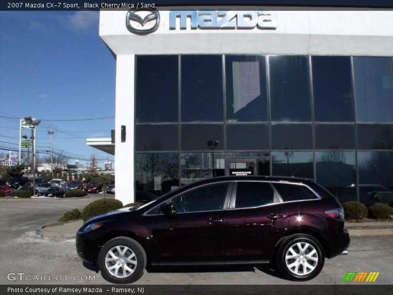 Black Cherry Mica / Sand 2007 Mazda CX-7 Sport