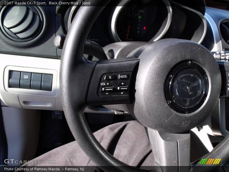 Black Cherry Mica / Sand 2007 Mazda CX-7 Sport