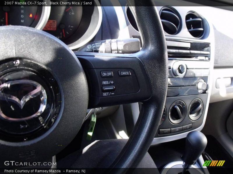 Black Cherry Mica / Sand 2007 Mazda CX-7 Sport