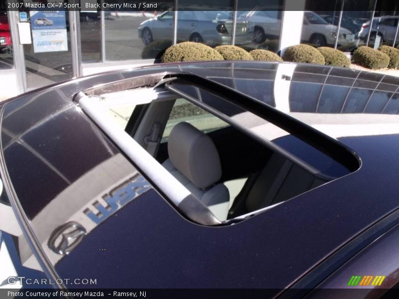 Black Cherry Mica / Sand 2007 Mazda CX-7 Sport