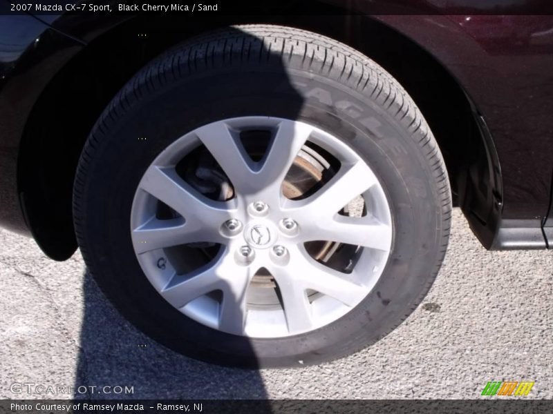 Black Cherry Mica / Sand 2007 Mazda CX-7 Sport