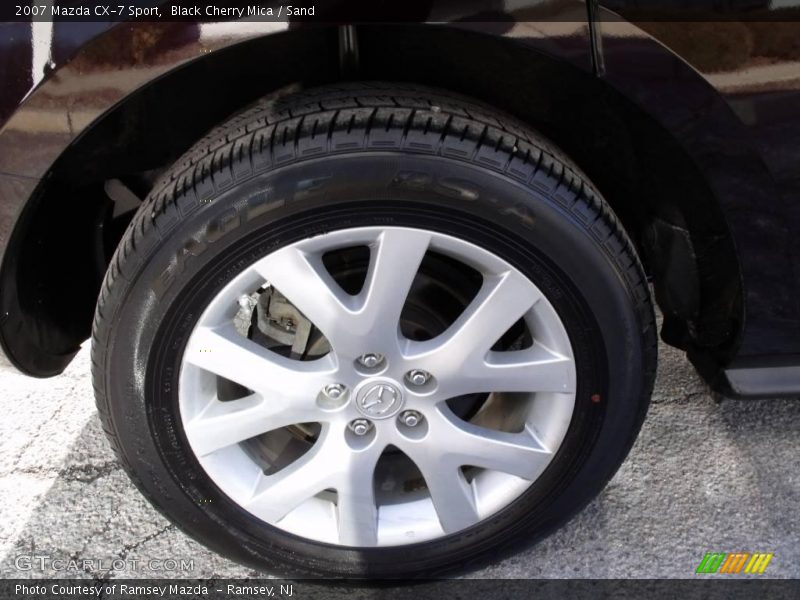 Black Cherry Mica / Sand 2007 Mazda CX-7 Sport