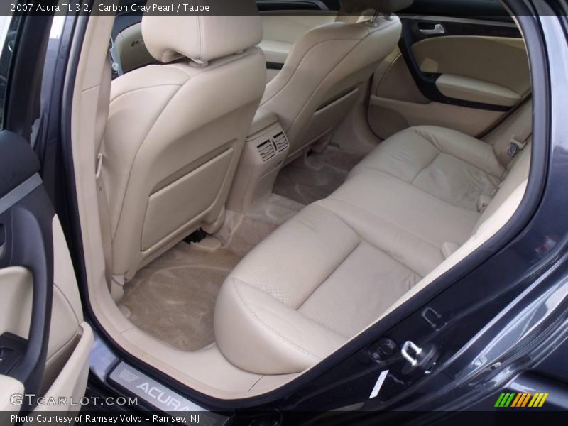 Carbon Gray Pearl / Taupe 2007 Acura TL 3.2