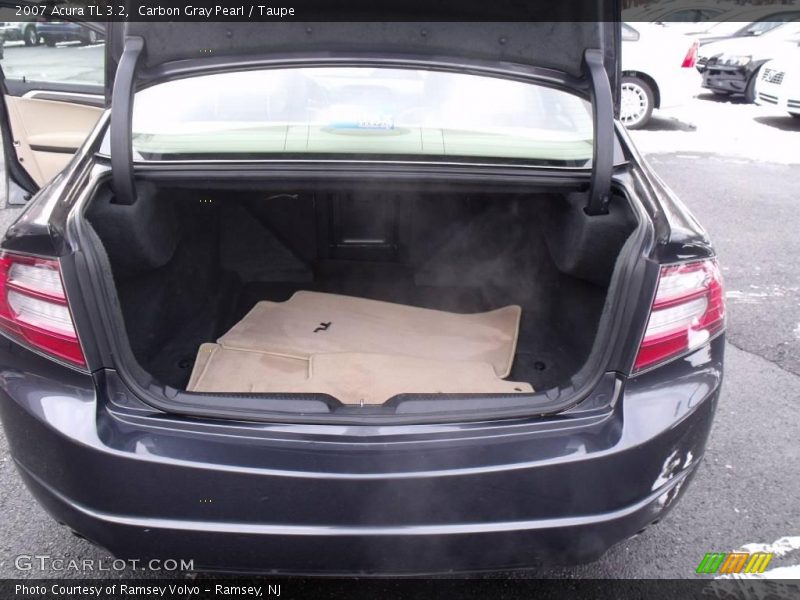 Carbon Gray Pearl / Taupe 2007 Acura TL 3.2