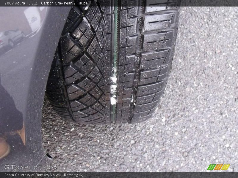 Carbon Gray Pearl / Taupe 2007 Acura TL 3.2