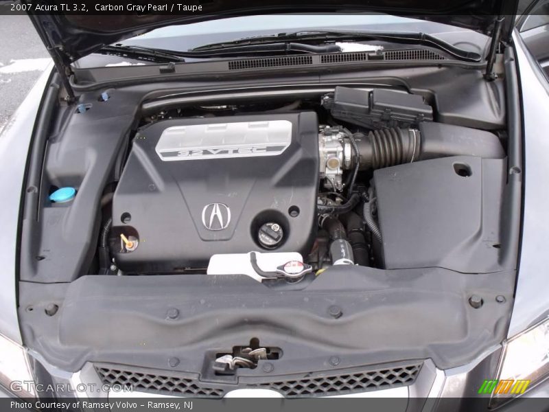 Carbon Gray Pearl / Taupe 2007 Acura TL 3.2