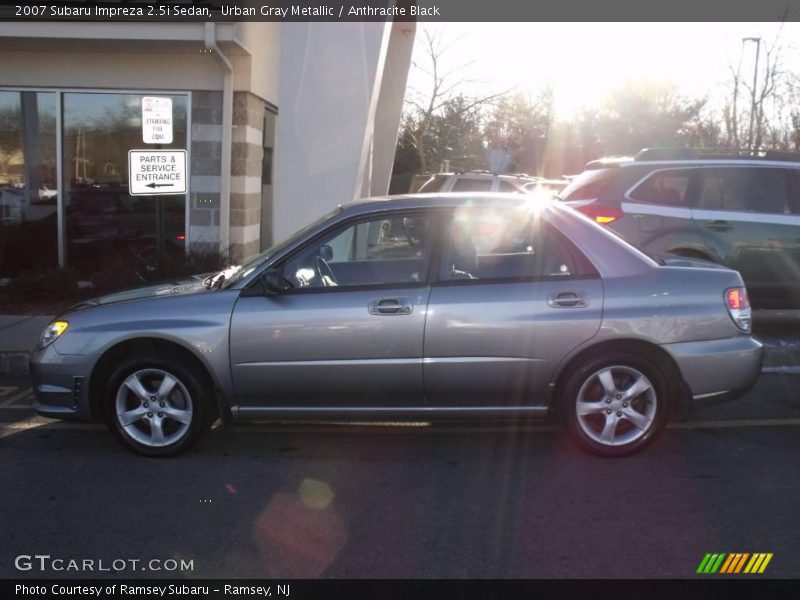 Urban Gray Metallic / Anthracite Black 2007 Subaru Impreza 2.5i Sedan