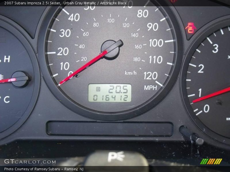 Urban Gray Metallic / Anthracite Black 2007 Subaru Impreza 2.5i Sedan
