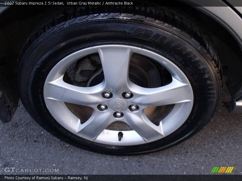 Urban Gray Metallic / Anthracite Black 2007 Subaru Impreza 2.5i Sedan