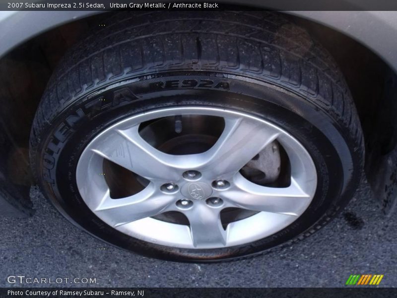 Urban Gray Metallic / Anthracite Black 2007 Subaru Impreza 2.5i Sedan
