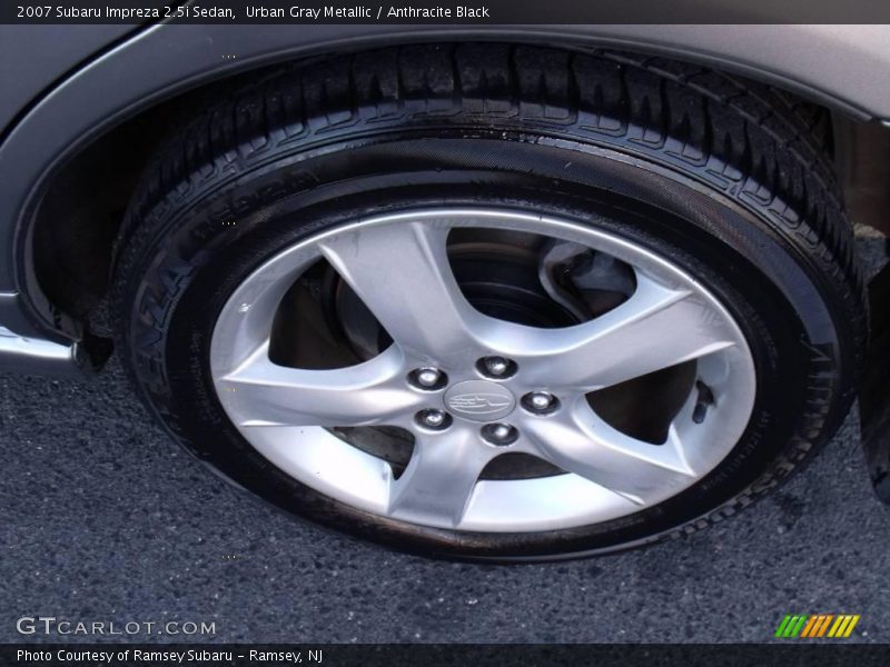 Urban Gray Metallic / Anthracite Black 2007 Subaru Impreza 2.5i Sedan