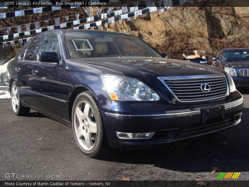 Blue Onyx Pearl / Cashmere 2005 Lexus LS 430 Sedan