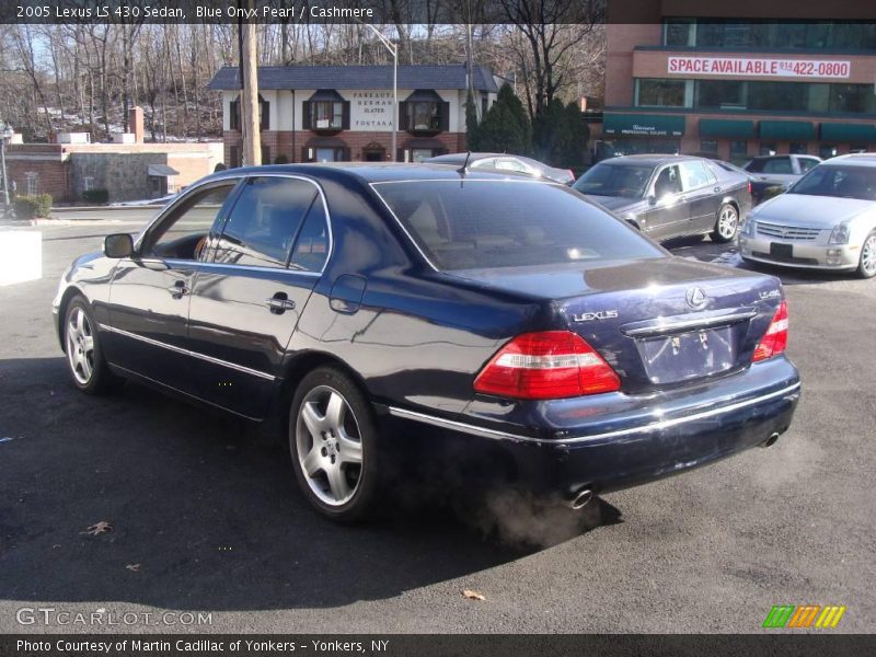 Blue Onyx Pearl / Cashmere 2005 Lexus LS 430 Sedan