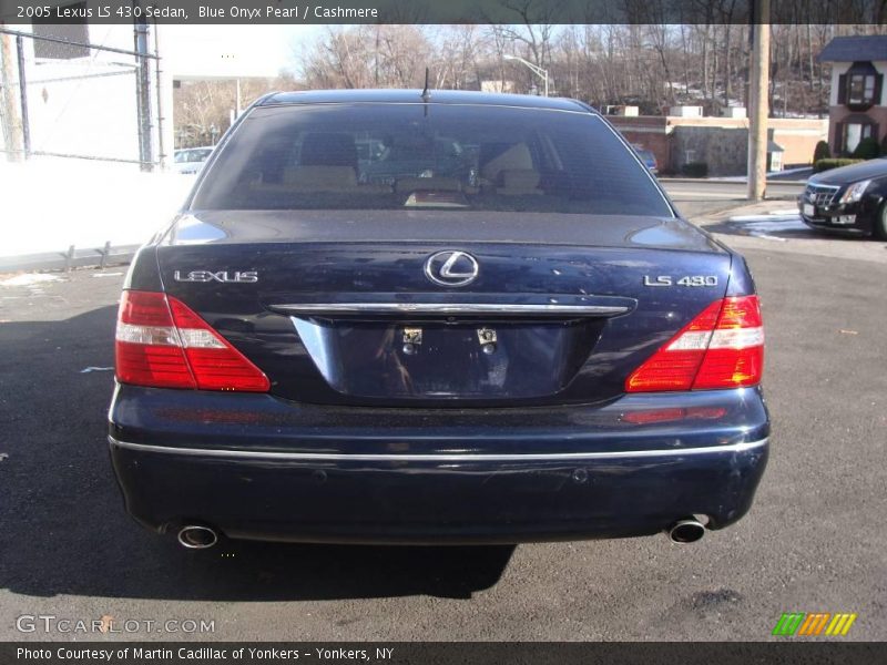 Blue Onyx Pearl / Cashmere 2005 Lexus LS 430 Sedan