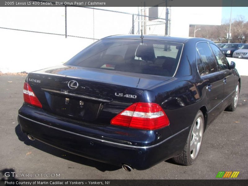 Blue Onyx Pearl / Cashmere 2005 Lexus LS 430 Sedan