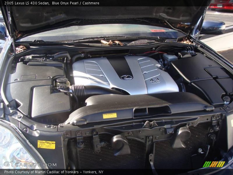Blue Onyx Pearl / Cashmere 2005 Lexus LS 430 Sedan