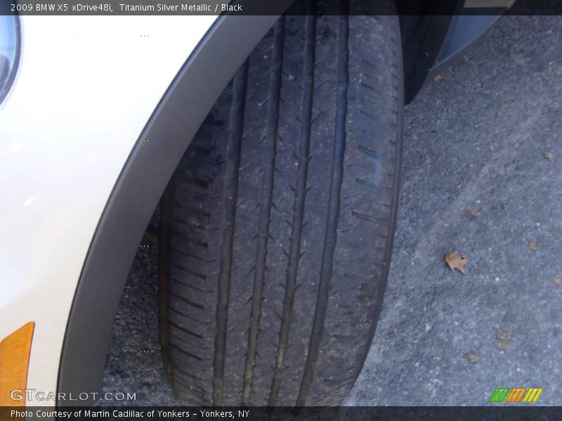 Titanium Silver Metallic / Black 2009 BMW X5 xDrive48i
